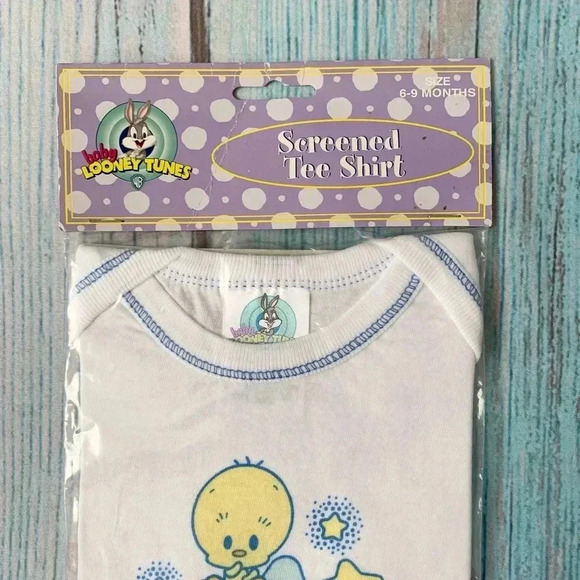 Baby looney tunes screened tee shirt deadstock - Picture 3 of 6